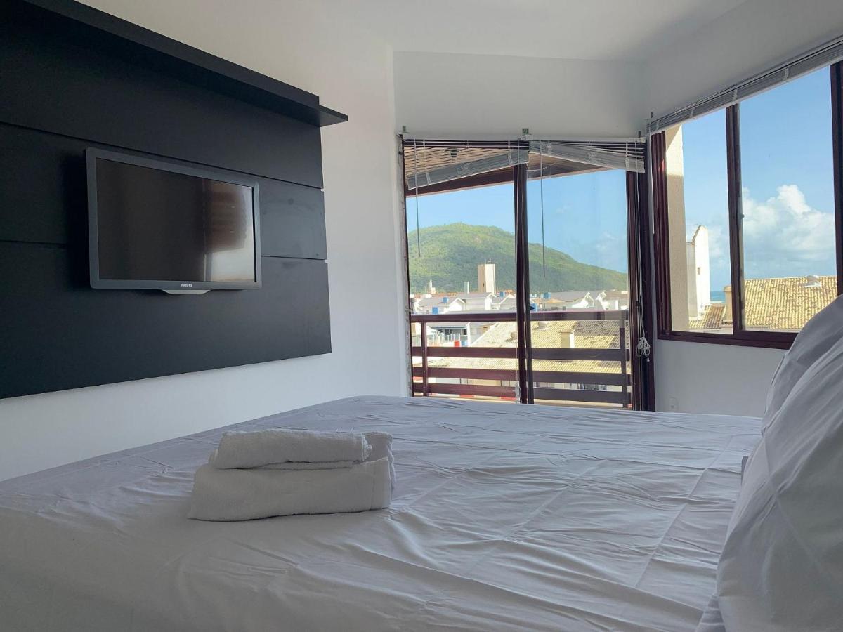Apartamento Com Vista Do Mar Em Residencial Com Piscina Флорианополис Экстерьер фото