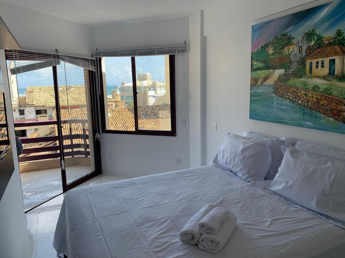 Apartamento Com Vista Do Mar Em Residencial Com Piscina Флорианополис Экстерьер фото