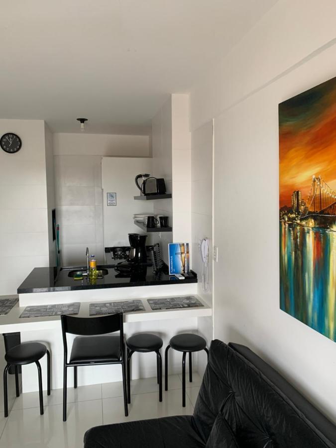 Apartamento Com Vista Do Mar Em Residencial Com Piscina Флорианополис Экстерьер фото