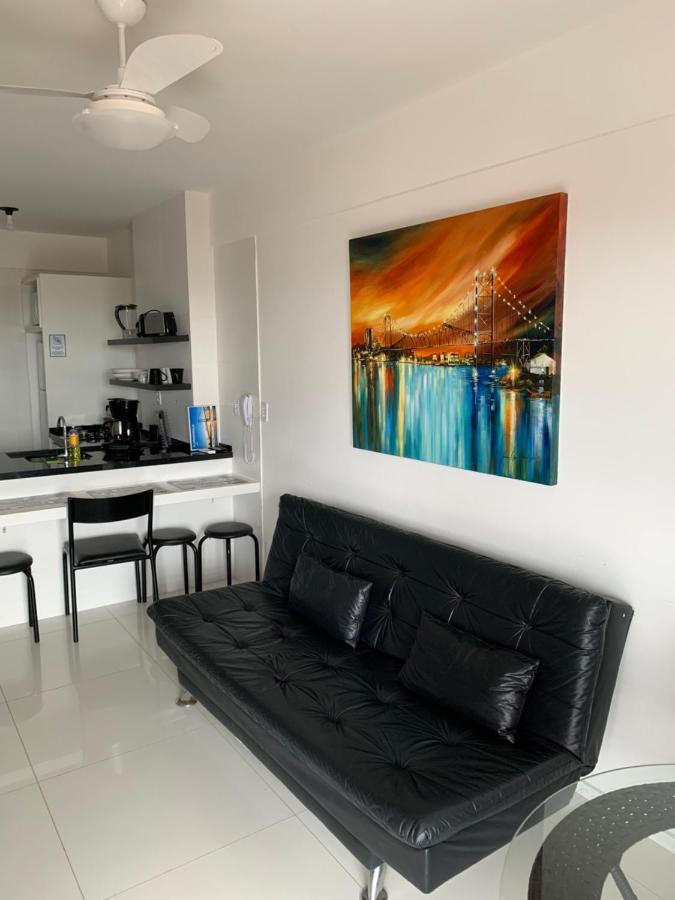 Apartamento Com Vista Do Mar Em Residencial Com Piscina Флорианополис Экстерьер фото