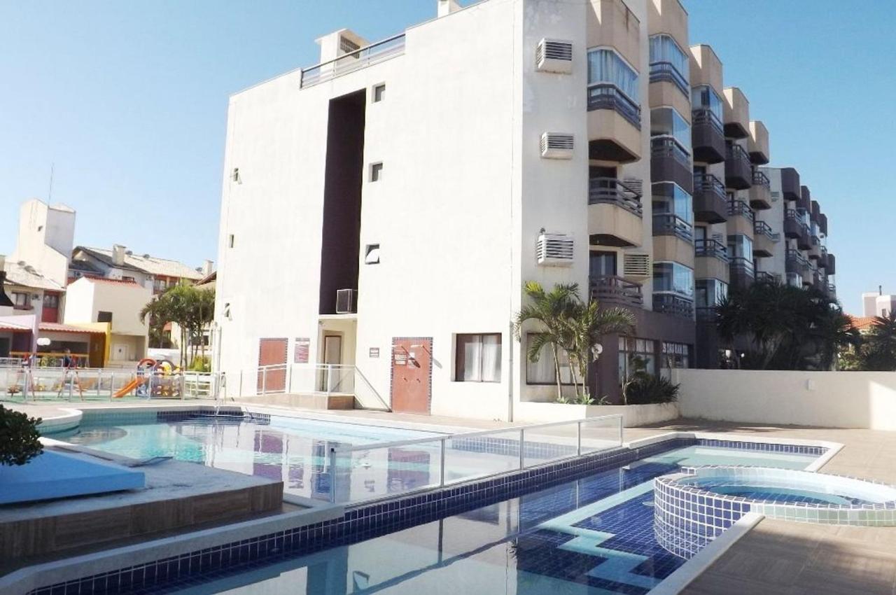 Apartamento Com Vista Do Mar Em Residencial Com Piscina Флорианополис Экстерьер фото
