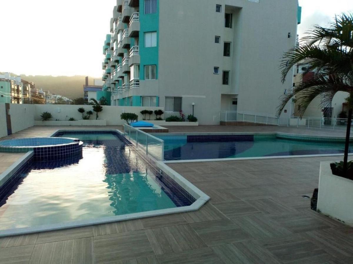 Апартаменты Apartamento Com Vista Do Mar Em Residencial Com Piscina Флорианополис Экстерьер фото